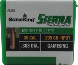 30 CAL 205 GR HPBT GAMEKING (SGK)