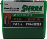 45 CAL 260 GR FN PRO-HUNTER