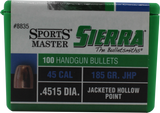45 CAL 185 GR JHP SPORTS MASTER